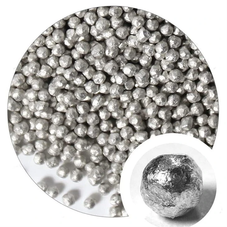 500g Magnesíum málmperla 99,99% Hreint Mg málmkorn Litlar perlur 6mm Fyrir málmblöndur Efni Framleiðsla DIY Handverk Skreyting