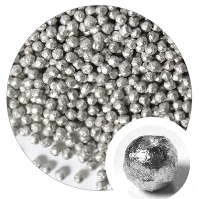 500g Magnesíum málmperla 99,99% Hreint Mg málmkorn Litlar perlur 6mm Fyrir málmblöndur Efni Framleiðsla DIY Handverk Skreyting